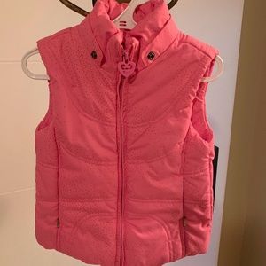 Pink w/ Gold Glitter Winter Vest Children's Place XS Size 4